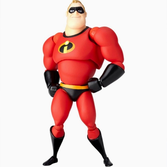NEW Revoltech Disney Pixar Mr Incredible miniature action figure - Picture 5 of 5